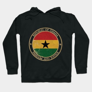 Vintage Republic of Ghana Africa African Flag Hoodie